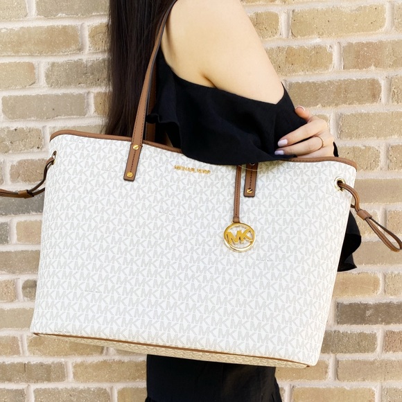 Michael Kors Large Tote vanilla MK - Picture 4 of 6